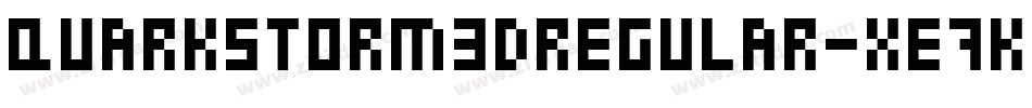 QuarkStorm3DRegular-xE7K字体转换