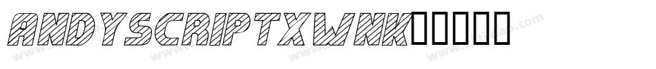 Andyscript-xwnK字体转换