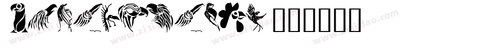 FlyingBirds字体转换