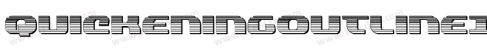 QuickeningOutlineItalic-6VYq字体转换