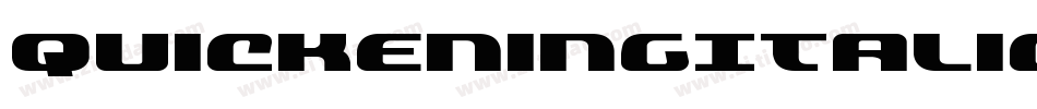 QuickeningItalic-JPRo字体转换