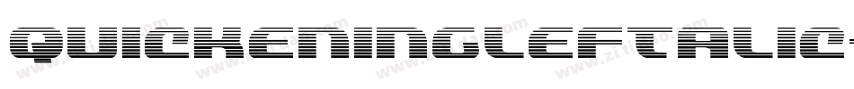 QuickeningLeftalic-za8w字体转换