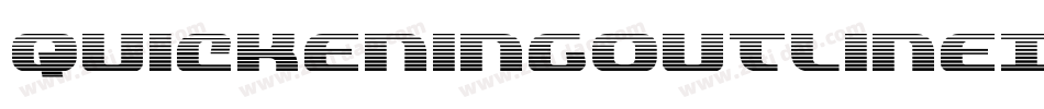 QuickeningOutlineItalic-6VYq字体转换