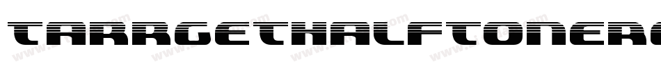 TarrgetHalfToneRegular-gzRY字体转换