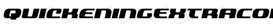 QuickeningExtraCondensed-xe3V字体转换