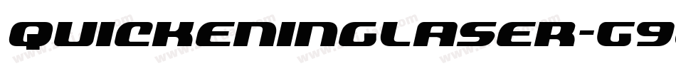 QuickeningLaser-G9OP字体转换