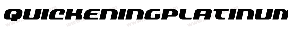QuickeningPlatinum-yWwd字体转换