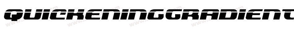 QuickeningGradientItalic-ArLD字体转换 QuickeningGradientItalic-ArLD字体转换
