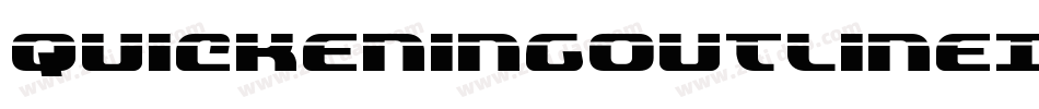 QuickeningOutlineItalic-6VYq字体转换