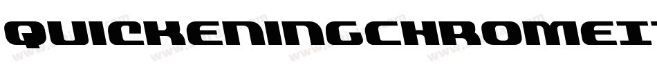 QuickeningChromeItalic-W3y9字体转换