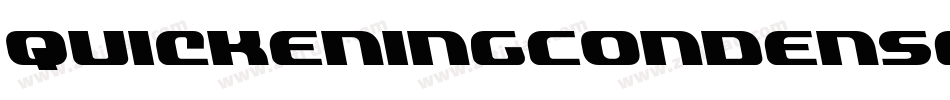 QuickeningCondensed-alxJ字体转换