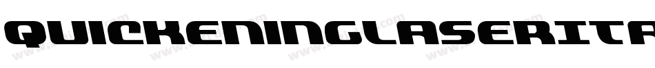 QuickeningLaserItalic-jKEO字体转换