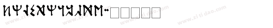 MadokaRunes字体转换