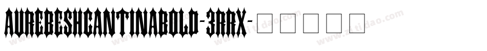 AurebeshCantinaBold-3rrX字体转换