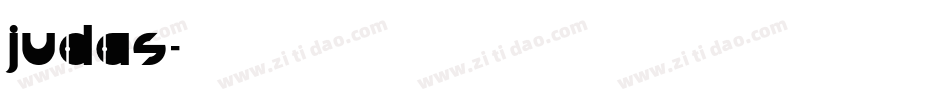 JUDAS字体转换
