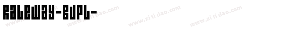 Raleway-BVpl字体转换