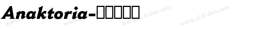 Anaktoria字体转换
