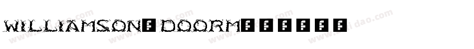Williamson-DOORm字体转换