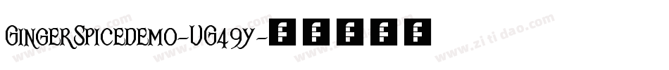 GingerSpicedemo-VG49y字体转换