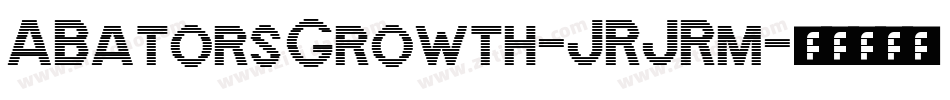 ABatorsGrowth-JRJRm字体转换