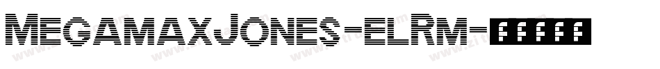 MegamaxJones-elRm字体转换