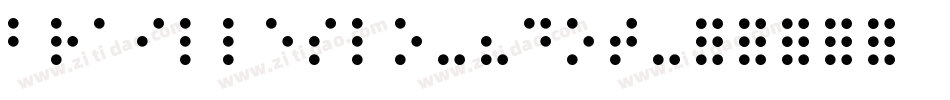 BrailleSlo-8dot字体转换