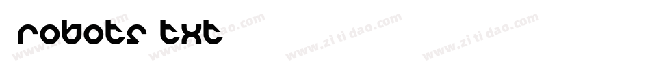 /robots.txt字体转换