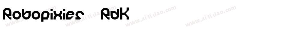 Robopixies-7RdK字体转换