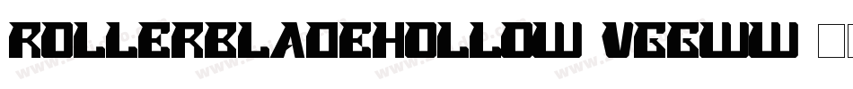 RollerBladeHollow-VGGww字体转换