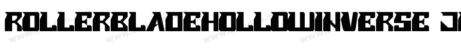 RollerBladeHollowInverse-JRRlx字体转换