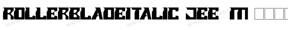 RollerBladeItalic-jEE8M字体转换