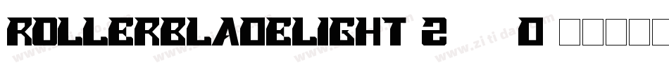 RollerBladeLight-z884D字体转换