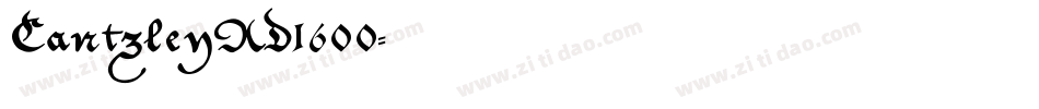CantzleyAD1600字体转换