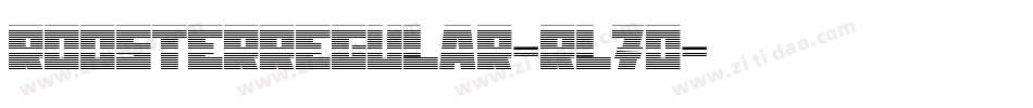 RoosterRegular-Rl7o字体转换