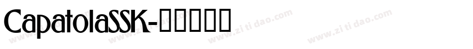 CapatolaSSK字体转换