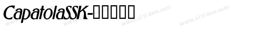 CapatolaSSK字体转换