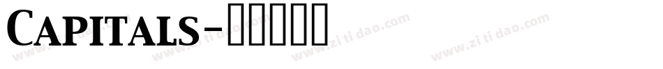 Capitals字体转换