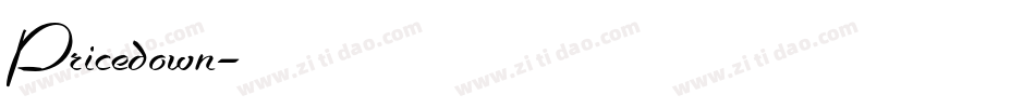 Pricedown字体转换