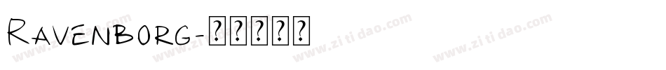 Ravenborg字体转换