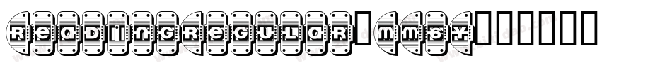 ReadingRegular-MM6Y字体转换