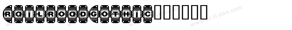 RailroadGothic字体转换