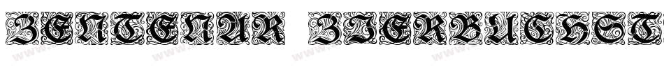 Zentenar-Zierbuchstaben字体转换