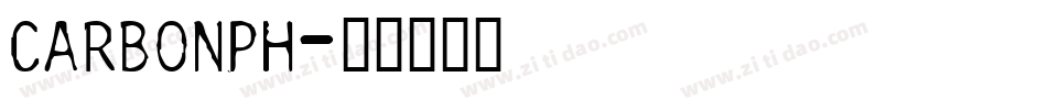 CARBONPH字体转换