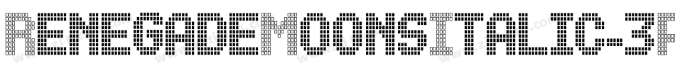 RenegadeMoonsItalic-3P98字体转换