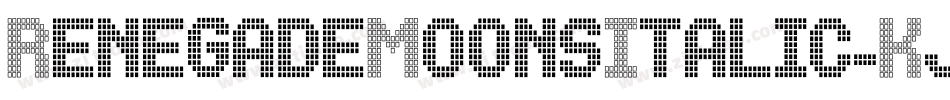 RenegadeMoonsItalic-Kj9A字体转换