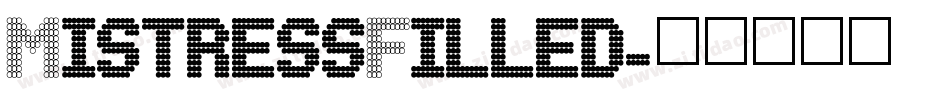MistressFilled字体转换