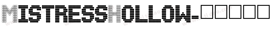 MistressHollow字体转换