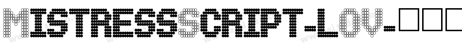 MistressScript-lOV字体转换