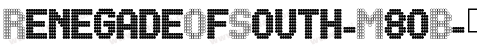 RenegadeOfSouth-M80B字体转换