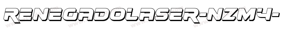 RenegadoLaser-nzm4字体转换